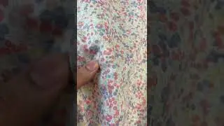 Невероятно красивый хлопок Liberty #sewing #одежда #тканисток