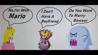 8-BIT Nico:King Boo Ask Princess Peach.Animation Nico