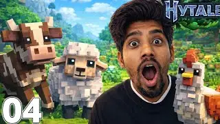 Hytale New World  | Cow, Sheep & Murgi Farming in Hindi ep04 |Easy Animal Farm#hytale