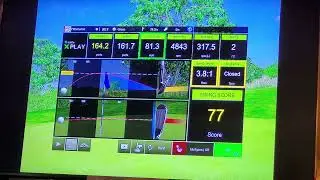 Hokulia Golf Course. Holes 1-4. SLX w TruGolf E6 Connect micro golf software.