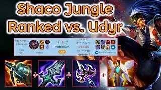 Clean Sheet Shaco Jungle - S12 Plat Ranked [League of Legends] Full Gameplay - Infernal Shaco