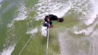 Kite Line Mount Freestyle Session With Kyle Cabano in Strand, Cape Town, South Africa