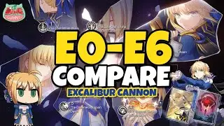 SABER E0-E6 - S1 vs S5 | Eidolon Comparison Showcase | Honkai: Star Rail #fateunlimitedbladeworks