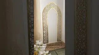 Stunning namaz room decor. All India delivery #namaz #newhome #walldecor