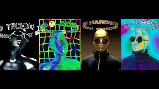 Acid, Techno & Hardcore - NFT Collection by Crazy Artist3D