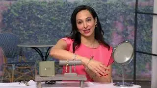Honora x Diamonique Oval Rolo Charm Bracelet, Sterling Silver on QVC