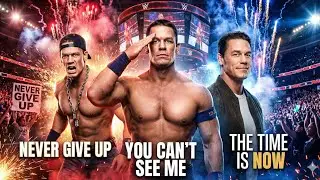 John Cena Entrances Compilation | Never Give Up to The last Time Is Now | WWE Best Moments #johncena