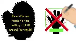 WoollyWormit Wash Mitt With Thumb