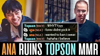 Topson CRAZY RIKI GAME against ANA cancer PICK DOTA 2