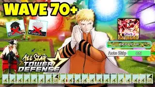 Level 150 ZARUTO (Adult) joins in Wave 70+ EXP Farm Extreme Infinite | All Star Tower Defense ROBLOX