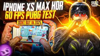 iPhone XS Max PUBG Test in 2025 🔥 | HDR + Extreme Graphics 🎮📱 Smooth Gameplay?