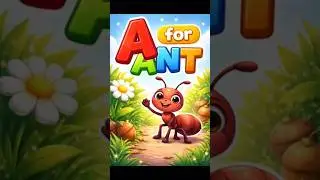 A for Ant 🐜 | Learn Letter A | ABC Shorts for Kids