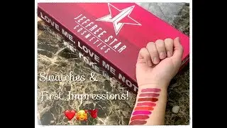 Jeffree Star Cosmetics Mini Red & Pink Liquid Lipstick Bundle First Impressions!