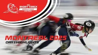 Short Track: Unmissable Day 1 Highlights! | Montreal 2025 | #speedskating