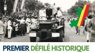 Défilé de la toute première fête de l'Indépendance du Congo en 1960!