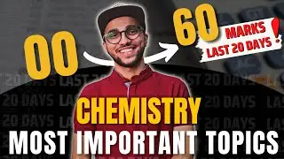 Easy Kill Topics of Chemistry  | Last 20 days | JEE Mains 2022