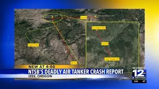 Deadly firefighting airplane crash report says pilot was positioning plane when it crashed