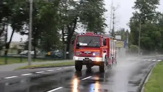 [OGROMNA ULEWA W PILE][ALARMOWO JEDNOSTKI PSP/OSP [DO USUWANIA SKUTKÓW OBFITEGO DESZCZU] [TRĄBY]