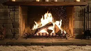 4K Cozy Fireplace with Crackling Logs and Relaxing Fire Sounds for Sleep, Study, & Ambiance