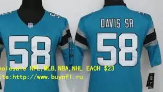 Carolina Panthers 58 Davis Sr Cheap NFL Jerseys China From buynfl.ru Only $23 Wholesale Price