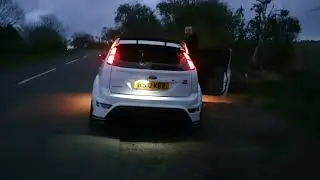 Focus RS MK2 popping banging with flames