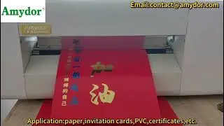 New Amydor Digital Hot Foil Printer gold foil to paper and cards.