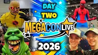 MEGACON LIVE LONDON | Comic Con Day 2 Vlog 2026 - Retro Gaming, EPIC Cosplays, Merch & FUNNY Moments