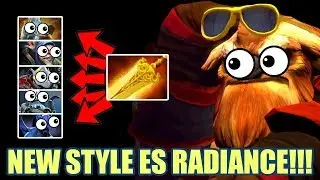 EPIC! Pro Earthshaker MID Delete Phantom Lancer and Meepo Crazy Radiance Build Gameplay 7.24 Dota 2