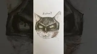 Batman Cat HD #drawing #art #cat