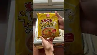 Ottogi Cheese Ramen #asmr #instantnoodles #ramen #koreannoodles #viral #trending #shorts #noodles