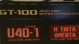 Boss GT 100 Patch Acoustic Gitar BTMK