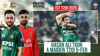A Maiden 5️⃣ - Fer For Hasan Ali | Pakistan vs Bangladesh | 1st T20I, 2025 | PCB | M2N1A