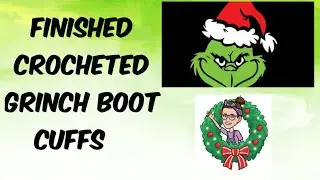 I MADE GRINGE BOOT CUFFS \ PATTERN BY @NoCatchyName FREE PATTERN #grinch