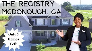 New Homes in McDonough, GA | Large Floor Plan | Wall of Windows | Coffered Ceiling | Move to Altanta