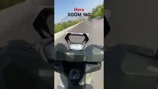 test drive xoom 160 #xoom160 #heroxoom #shorts