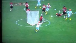 Jeremy Thompson Syracuse lacrosse goal