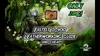 GW2 Fastest, Easiest Way to Level Leatherworking 2020! Cheap Leatherworking Guide 0-400! Guild Wars2