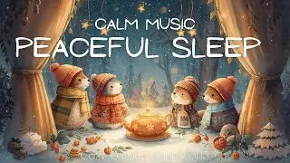 Soft Calm Music for Sleep 🌙 Peaceful Winter Garden,