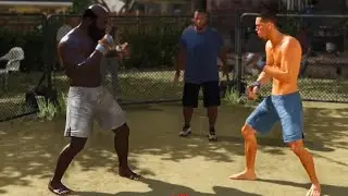 Kimbo Slice vs Nate Diaz Backyard Brawl FULL FIGHT | UFC 4 AI Simulation