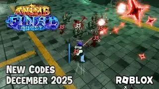 Новые коды для Roblox Anime Final Quest, декабрь 2025 года.