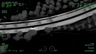 Raw Video: CHP Helicopter Infrared Camera View Of Vallejo Chase