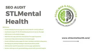 SEO Audit stlmentalhealth.com | St. Louis Mental Health Review @stlmentalhus | SEO Audit