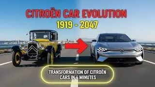 Citro&euml;n Car Evolution 1919&ndash;2047 | Transformation of Citro&euml;n Cars in 4 Minutes