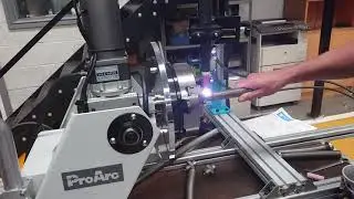 ProArc L Type TIG Welding Lathe Under Test