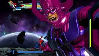 Fighting Game Bosses 217. Ultimate Marvel vs Capcom 3 - Galactus boss battle
