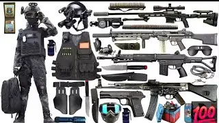 Special police weapon toy set unboxing, M249 light machine gun | CN Tech Gyan 