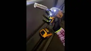Taking garage door panels apart 