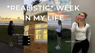 *REALISTIC* WEEK IN MY LIFE | 5 am morning routine, bodybuilding, self employed, health chats