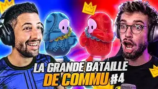 GUERRE DE COMMU avec @romainjacques810  sur FALL GUYS #4 (la plus incroyable)