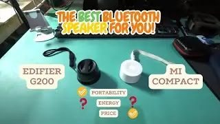 EDIFIER G200 VS XIAOMI MI COMPACT BLUETOOTH SPEAKER 2 #seryosonghobbytv